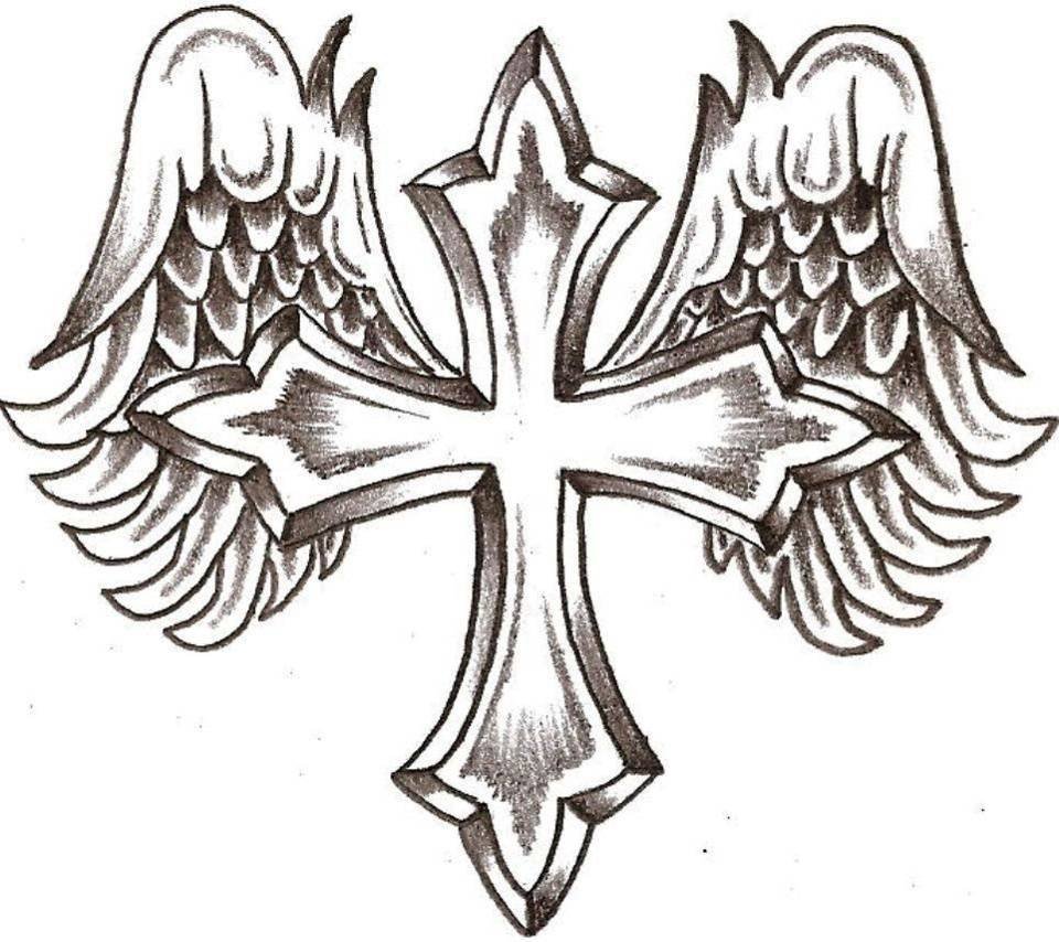 Раскраска крест православный