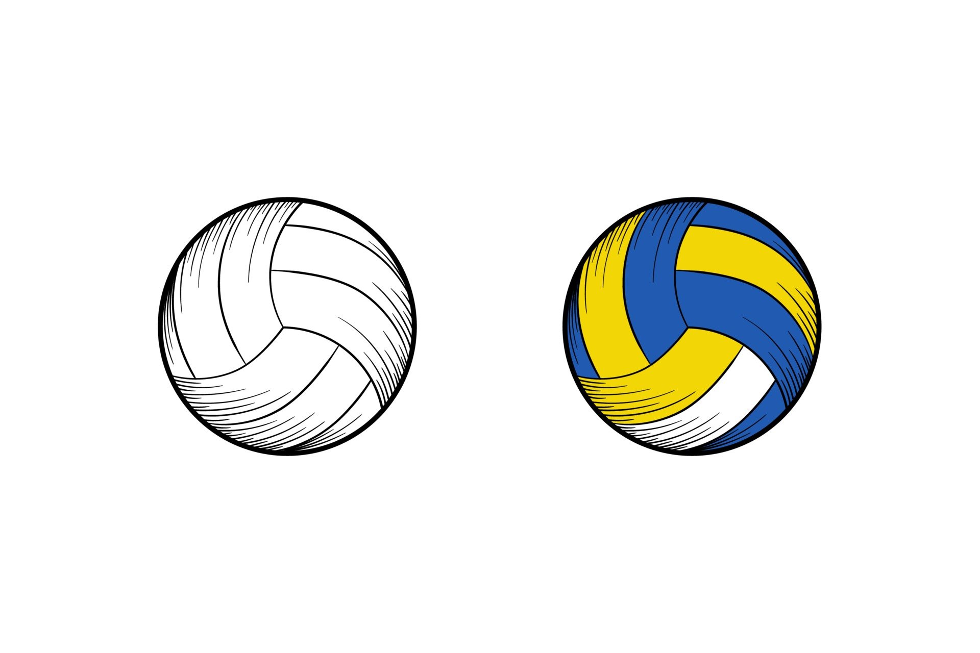 Волейбольный мяч раскраска