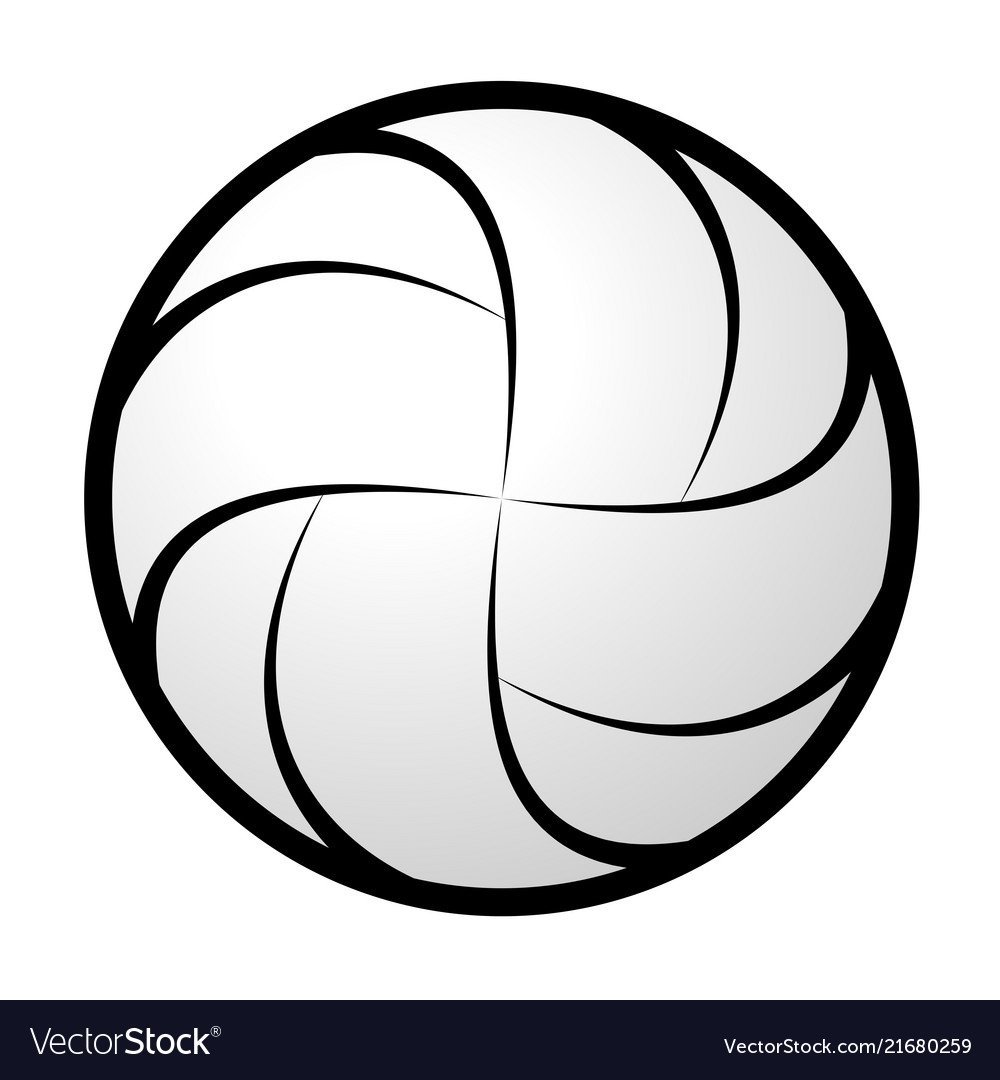 Волейбольный мяч рисунок карандашом поэтапно