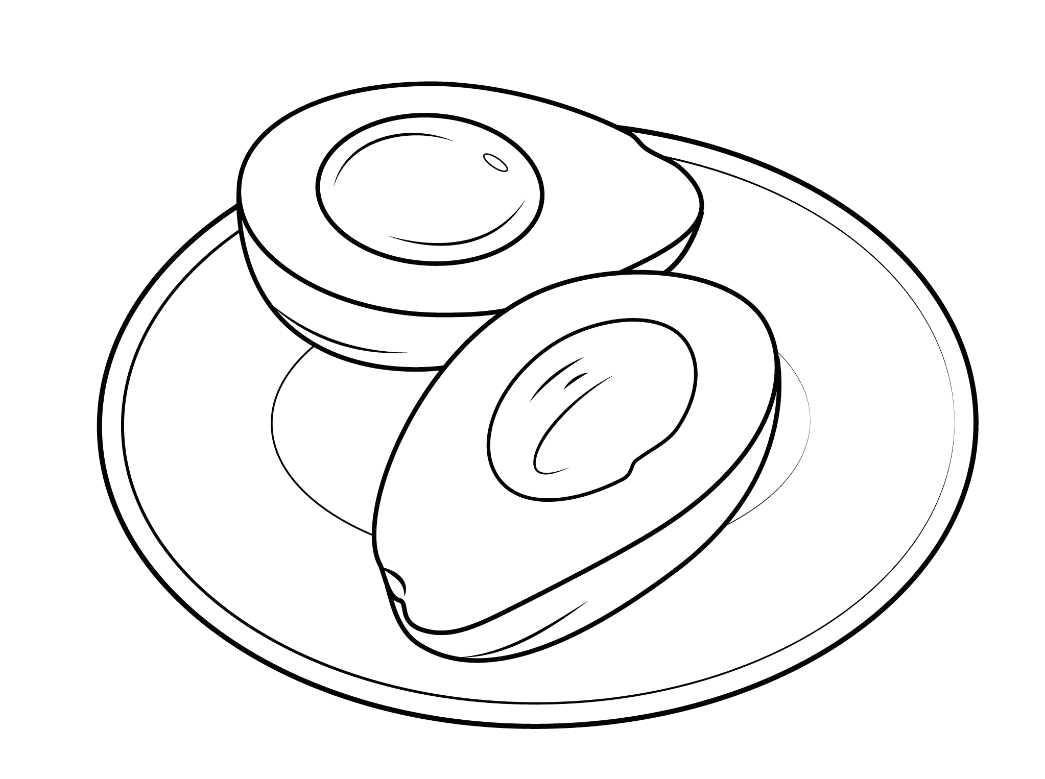 Поэтапное рисование тарелки