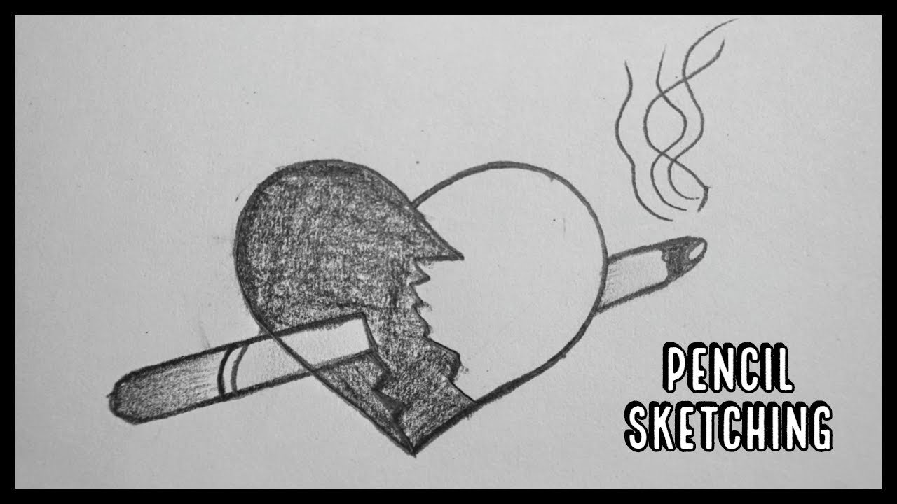 Рисование карандашом курение
