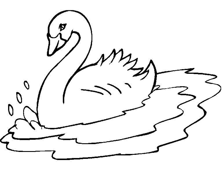 Как нарисовать лебедя из сказки Гадкий утенок