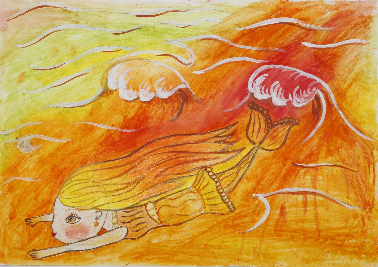 Янтарный рисунок