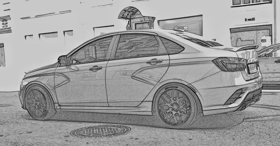 Лада веста рисунок карандашом (46 фото) скачать бесплатно