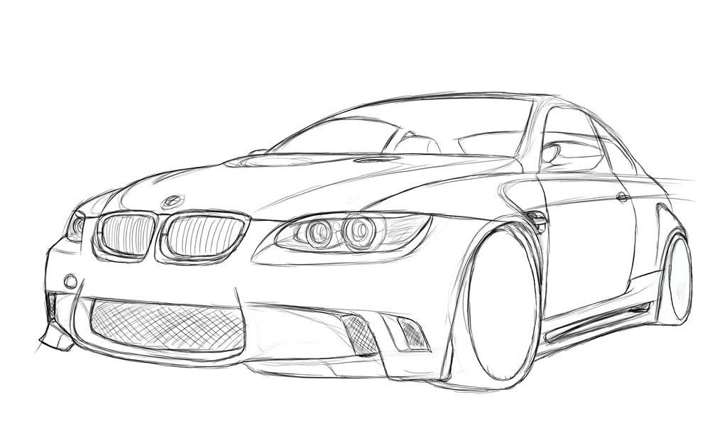 BMW e60 рисунок