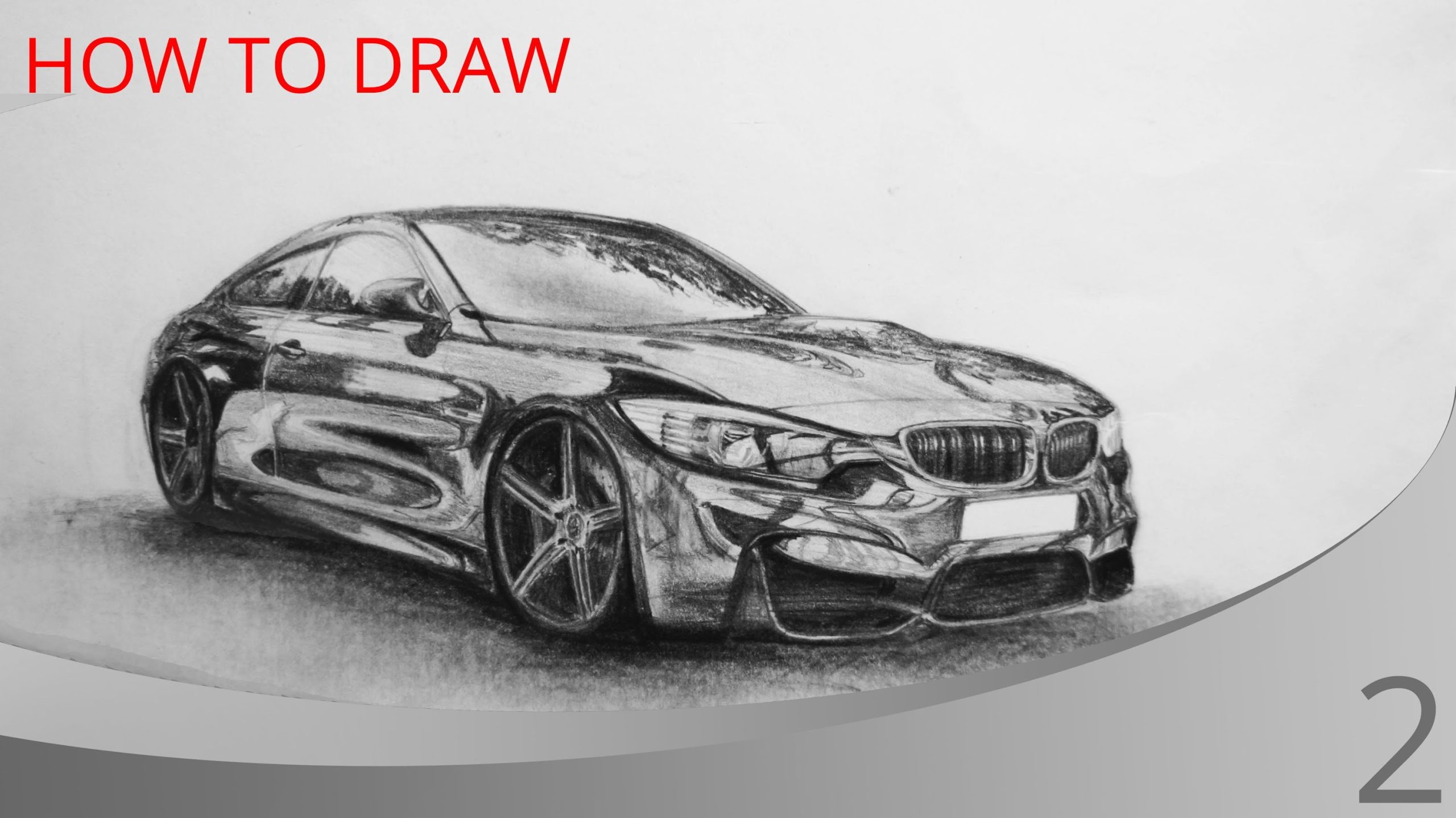 Рисунок машины BMW m4