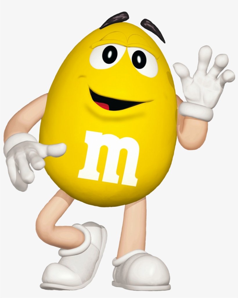 Жёлтый из m&MS