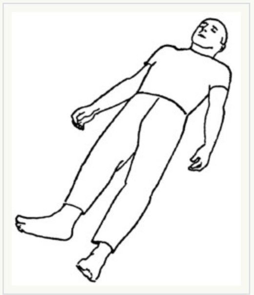 Человек лежащий на кровати рисунок
