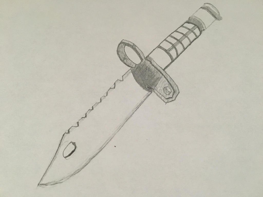 Штык нож м9 КС го чертеж