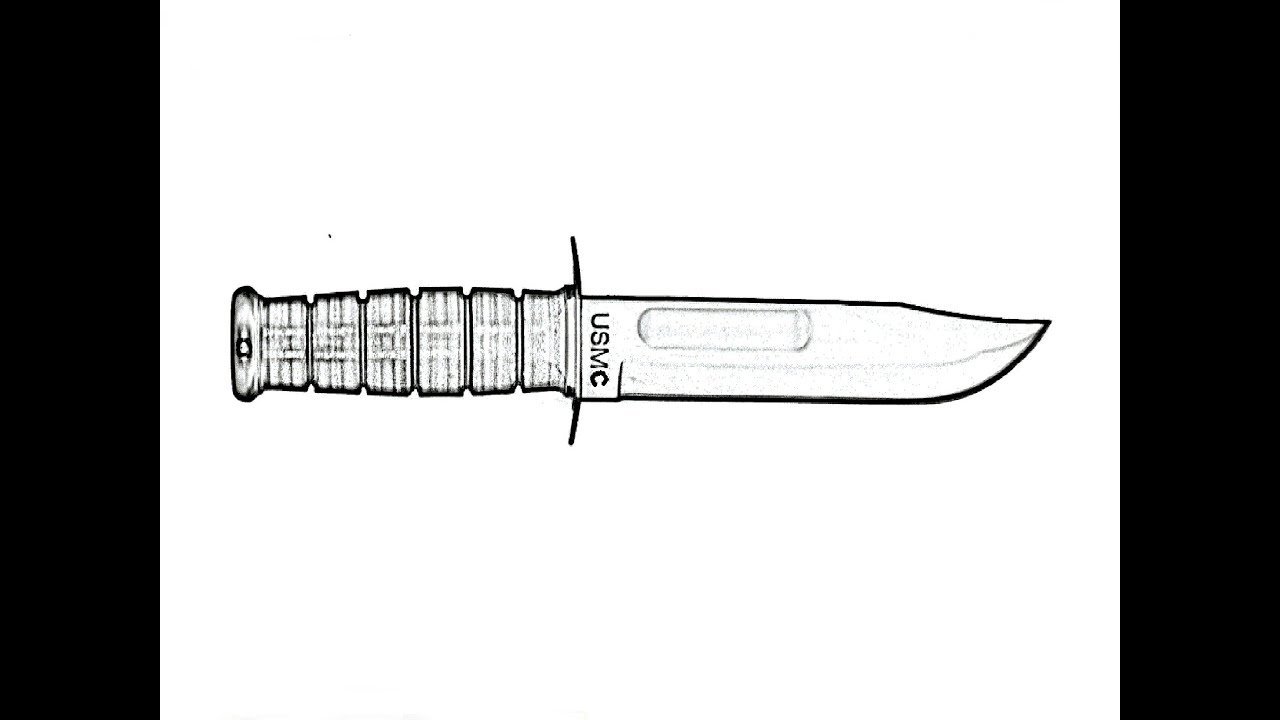 Штык нож м9 чертеж