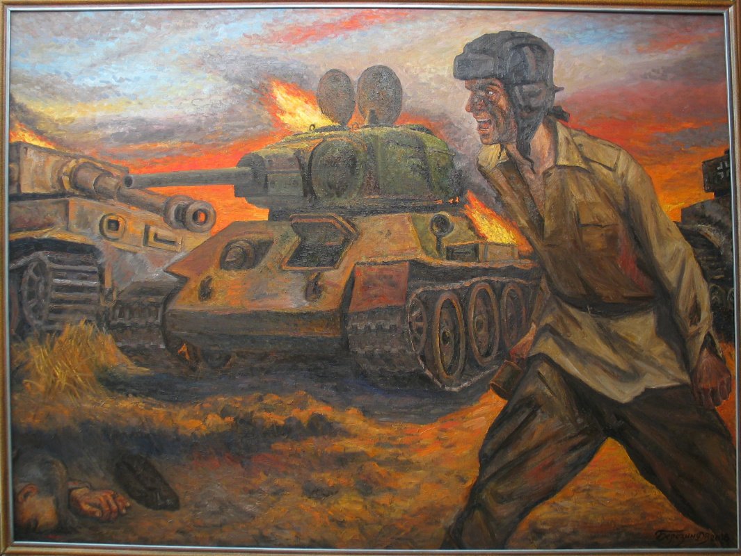Курская битва Прохоровское сражение картина