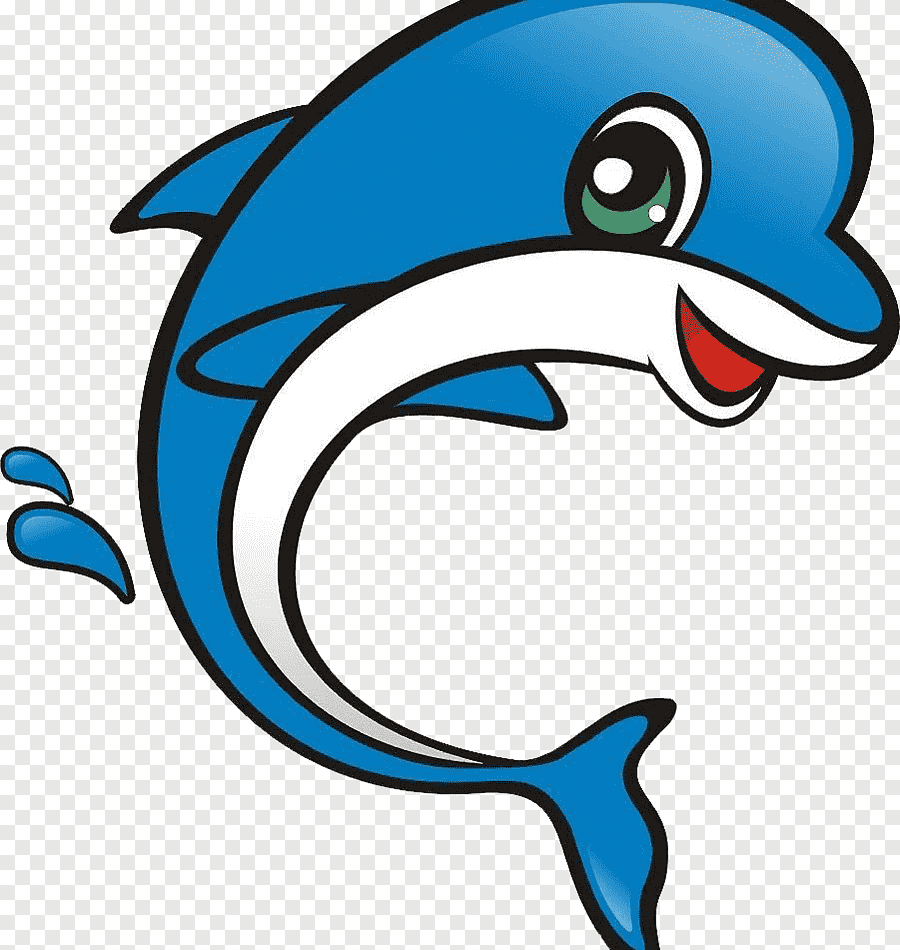 Дельфины мультяшные