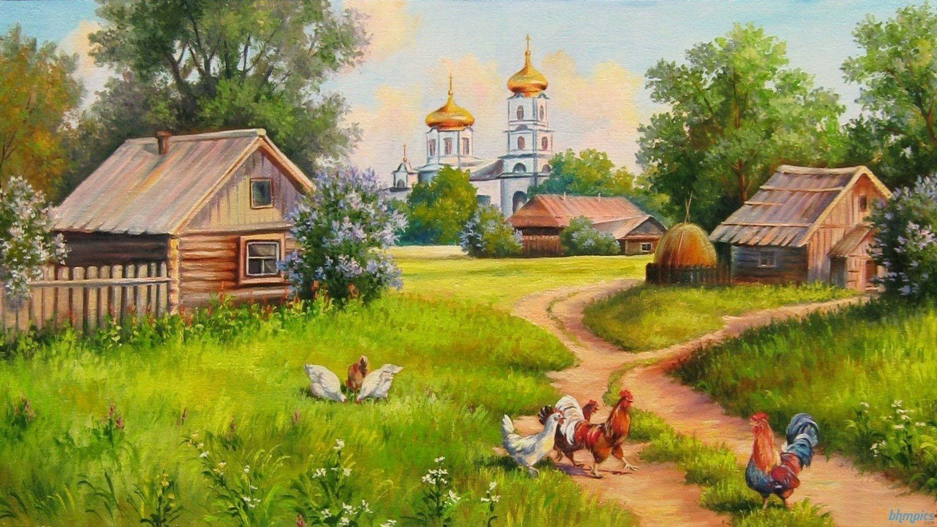 Деревенская Церковь Есенинская Русь