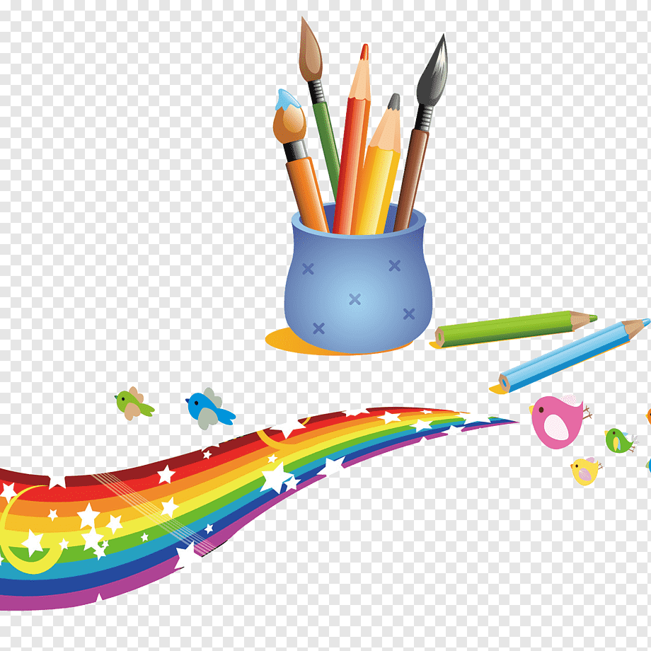 Краски Кисточки карандаши