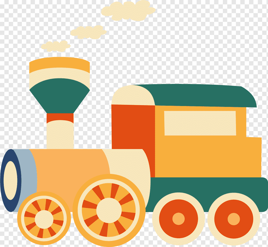 Поезд мультяшный