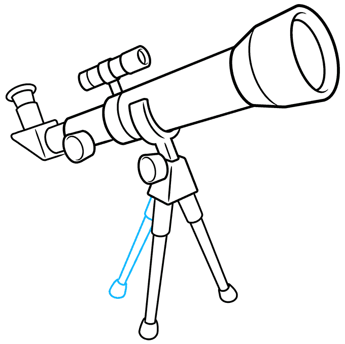 Телескоп карандашом