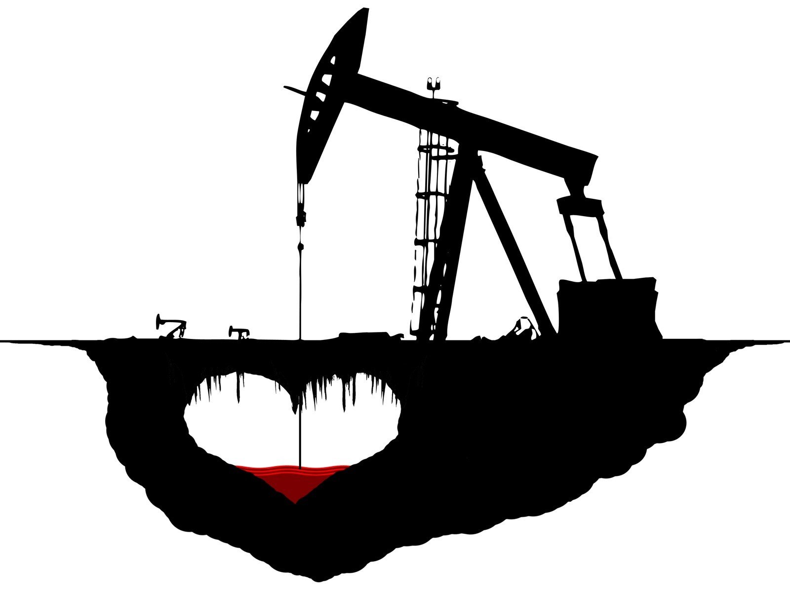 Нефтяная вышка вектор