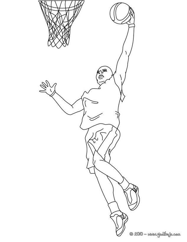 Баскетболист рисунок