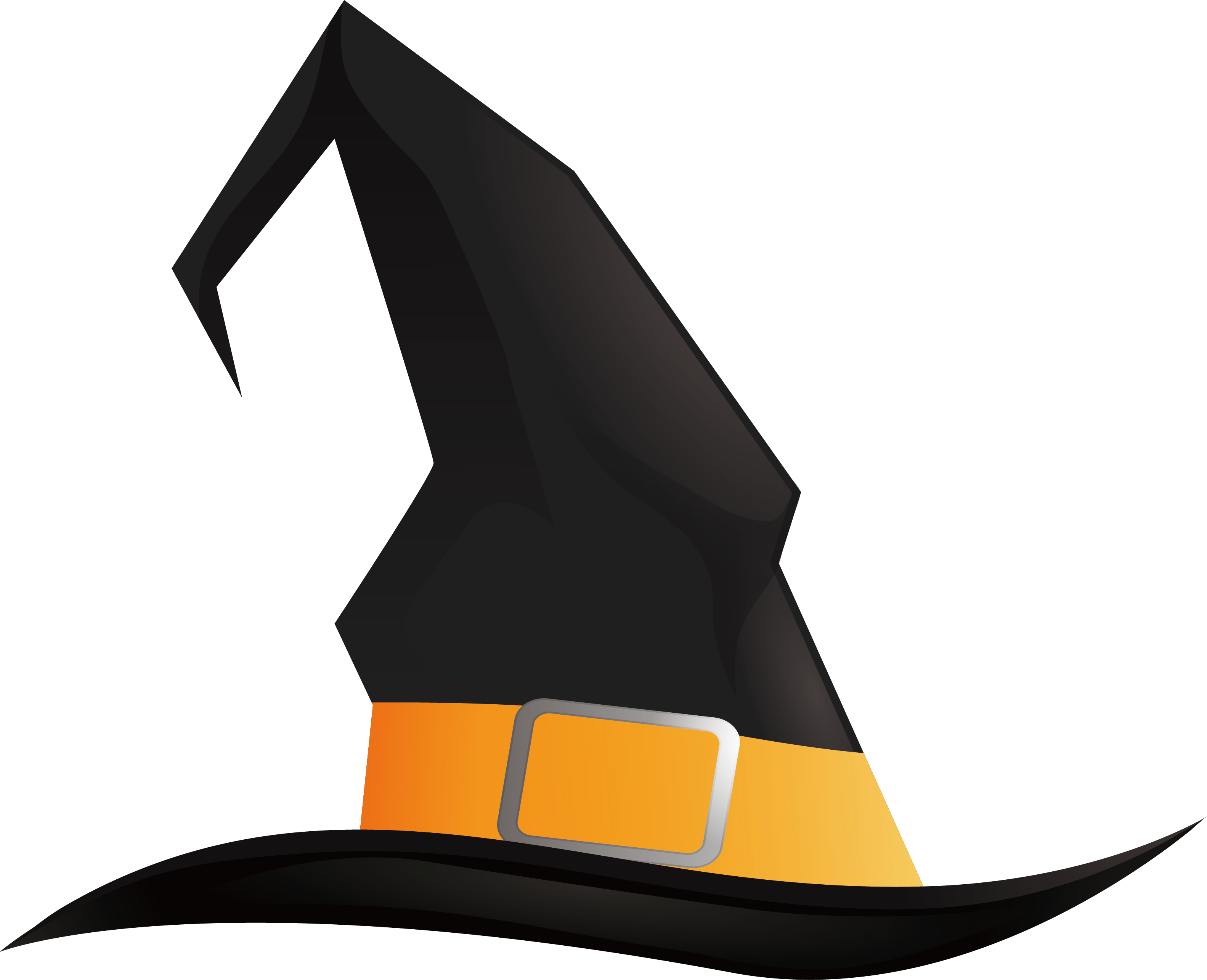 Ведьминская шляпа вектор