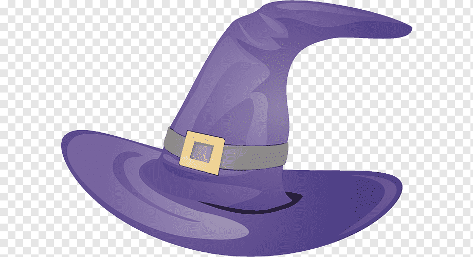 Фиолетовая шляпа ведьмы