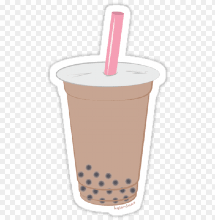 Bubble Tea на белом фоне