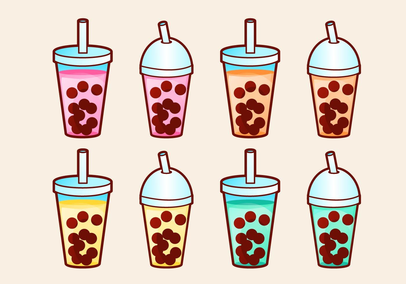 Bubble Tea вектор