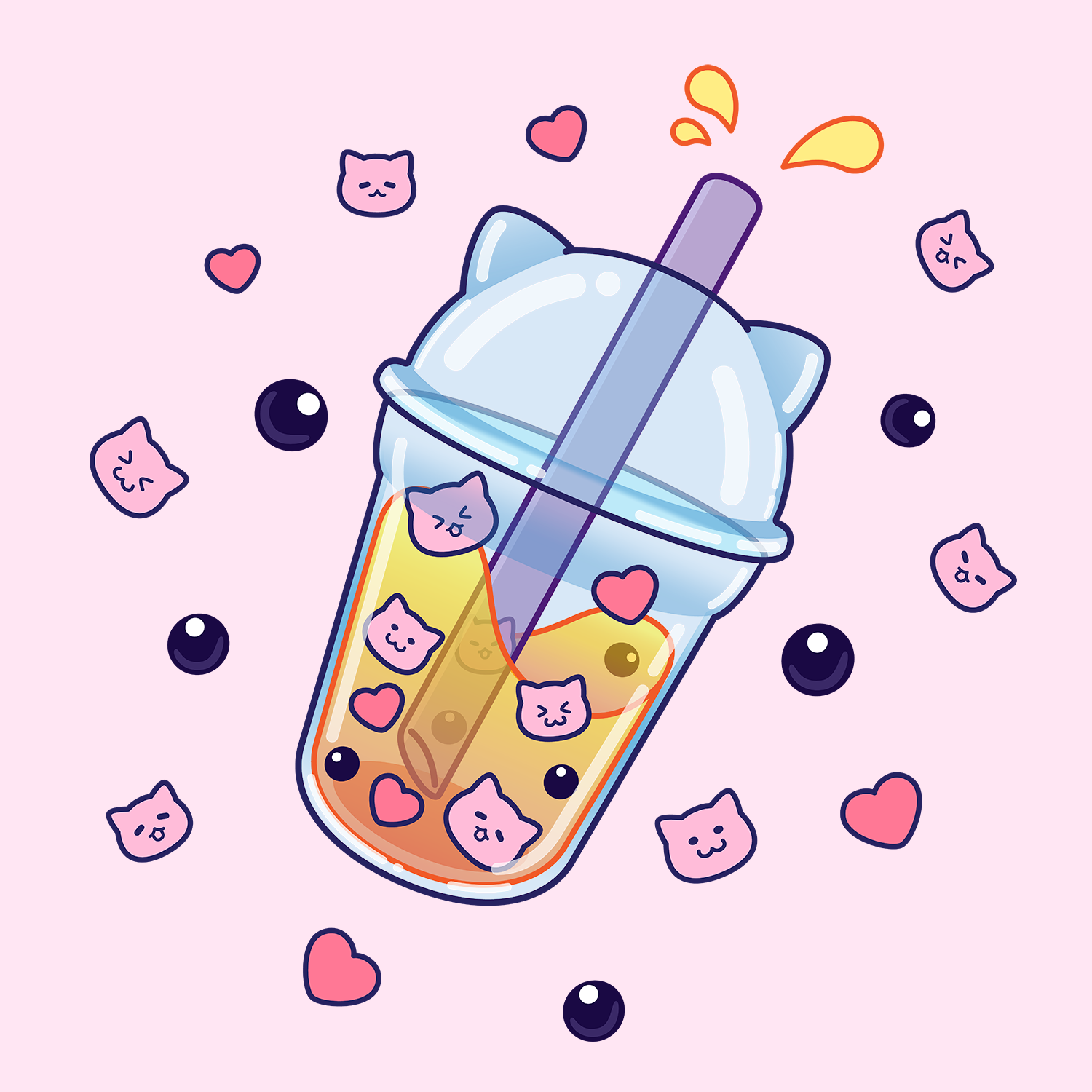 Bubble Tea нарисовать