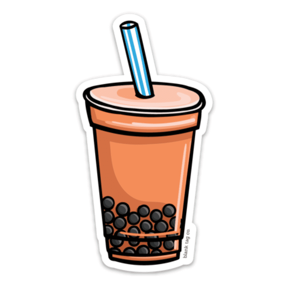 Bubble Tea на прозрачном фоне