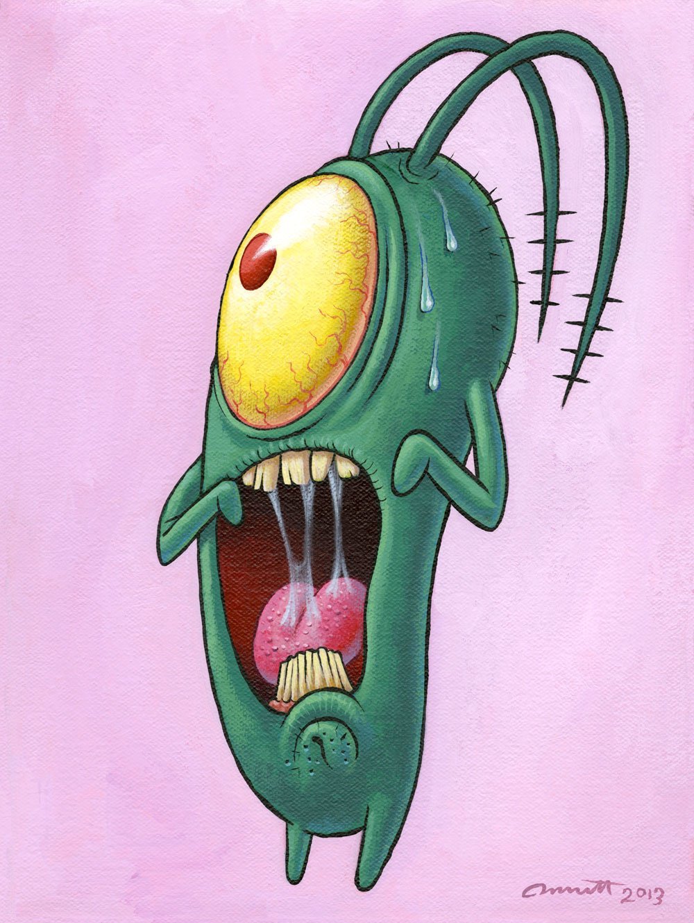 Спанч Боб злодей планктон