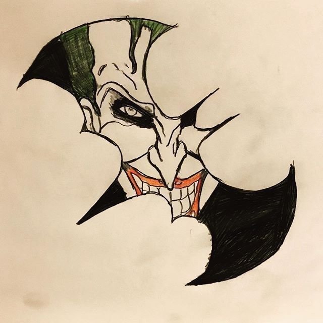 Лёгкие рисунки Джокера