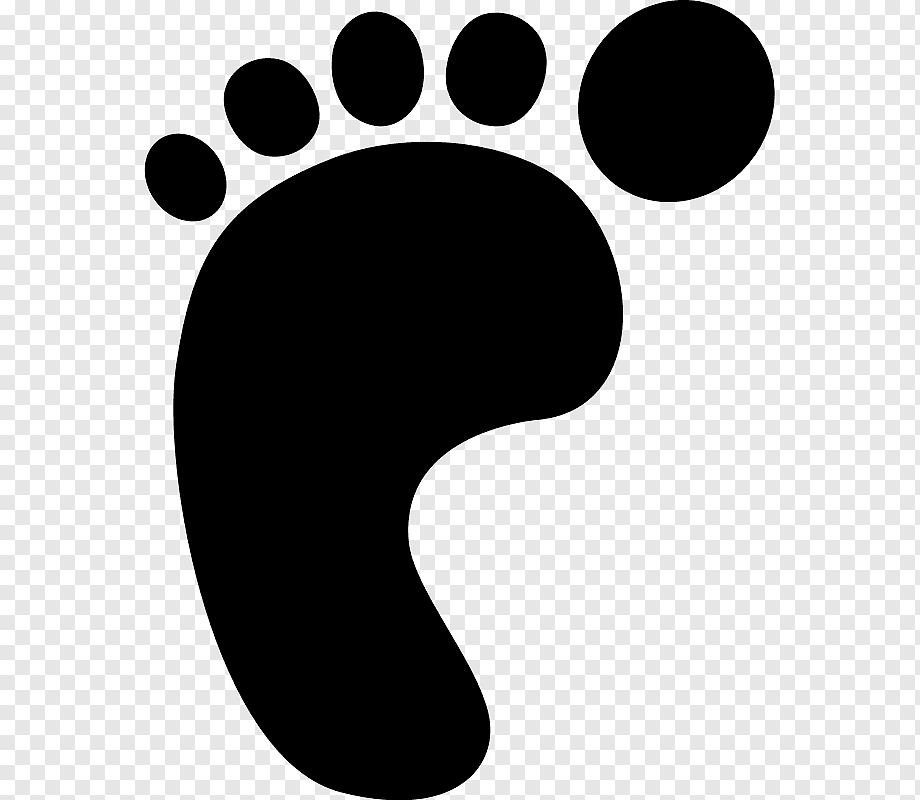 Отпечаток ноги человека