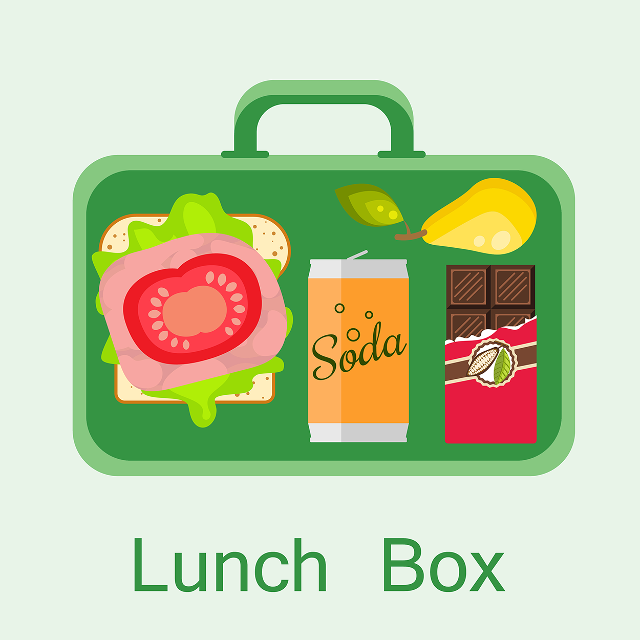 Lunch Box рисунок для детей