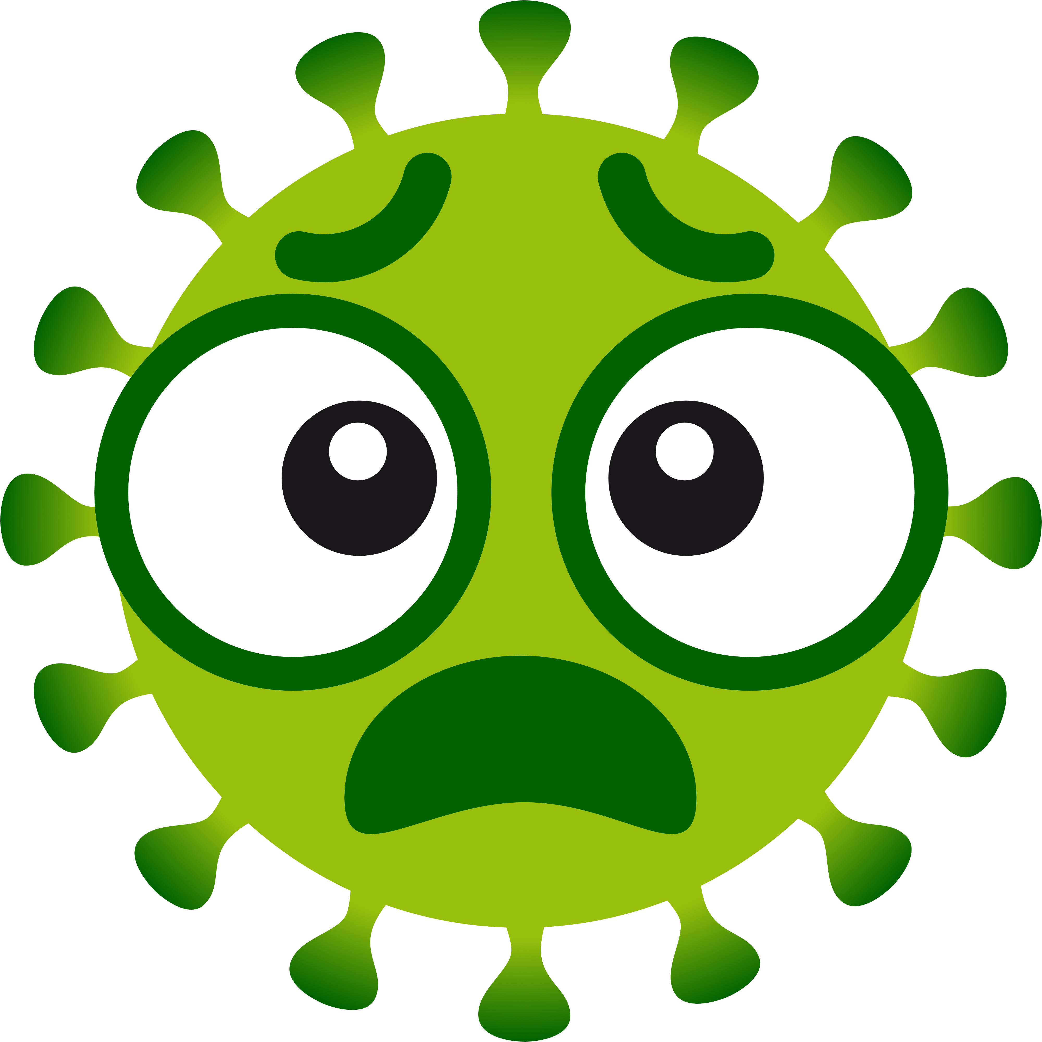 Значок вируса коронавирус