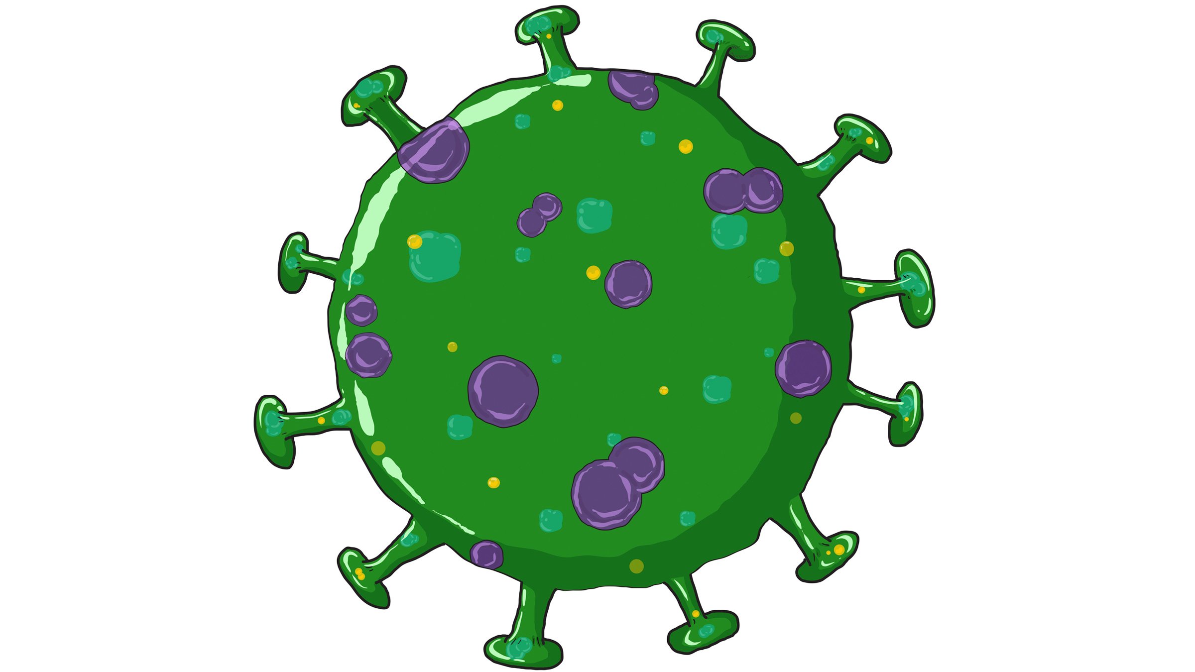 Коронавирус рисунок вируса