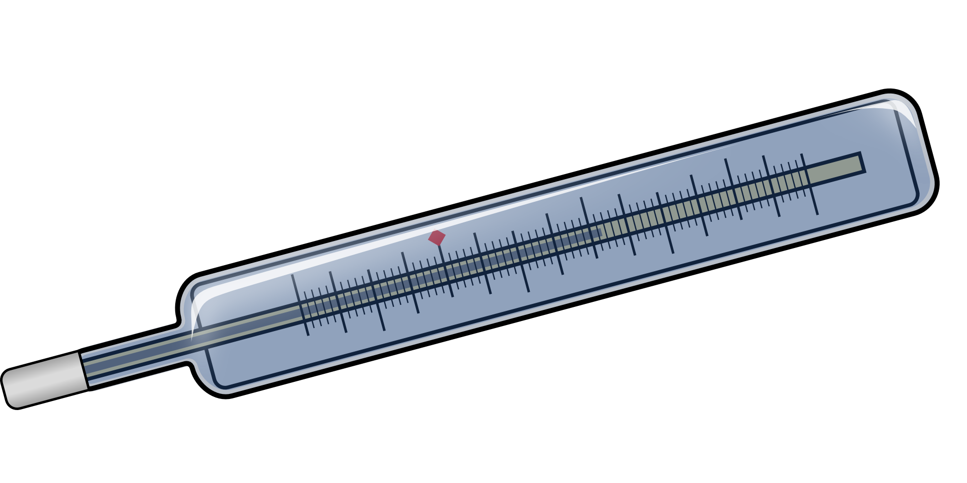 Термометр ртутный вектор