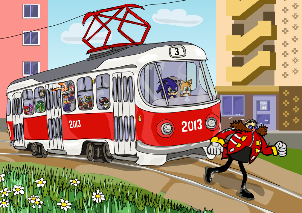 Трамвай для детей