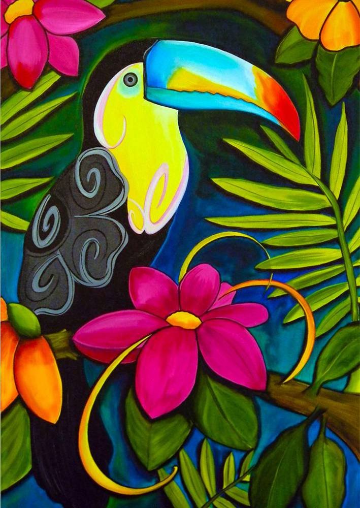 Тукан рисунок (47 фото) скачать