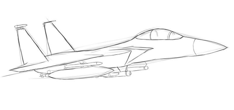 Военные самолеты для рисования