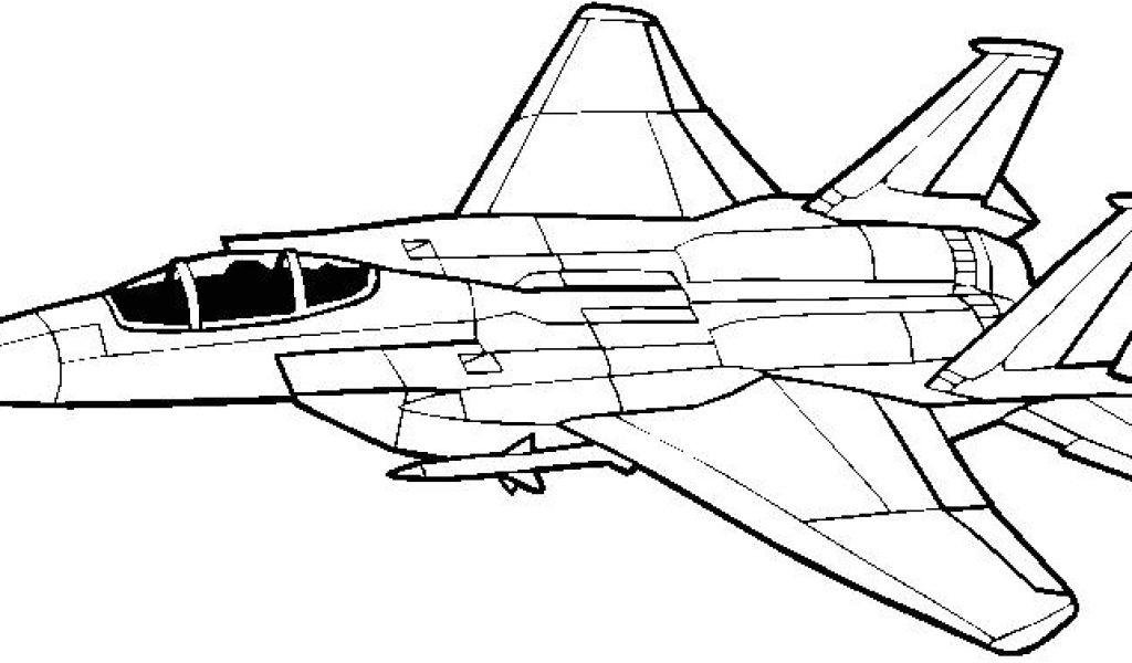 Самолет истребитель рисунок