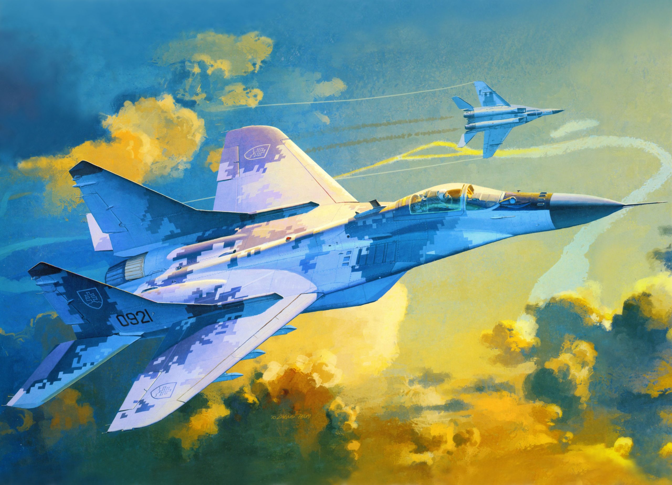 Миг-29 истребитель арт
