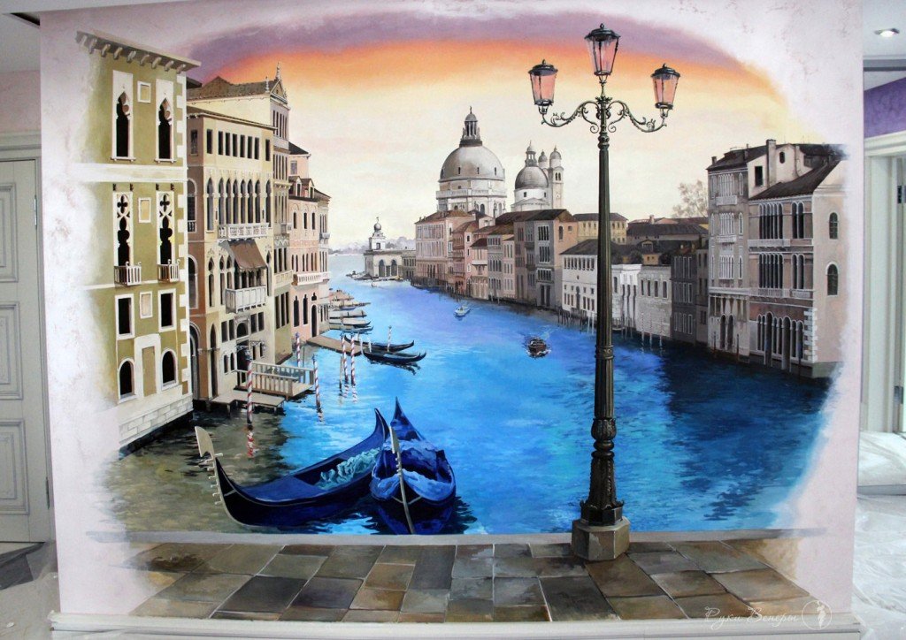 Роспись стен Венеция