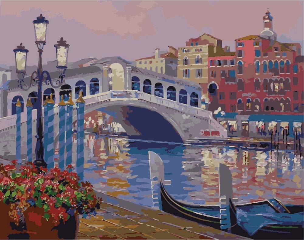 Венеция мост Риальто картина