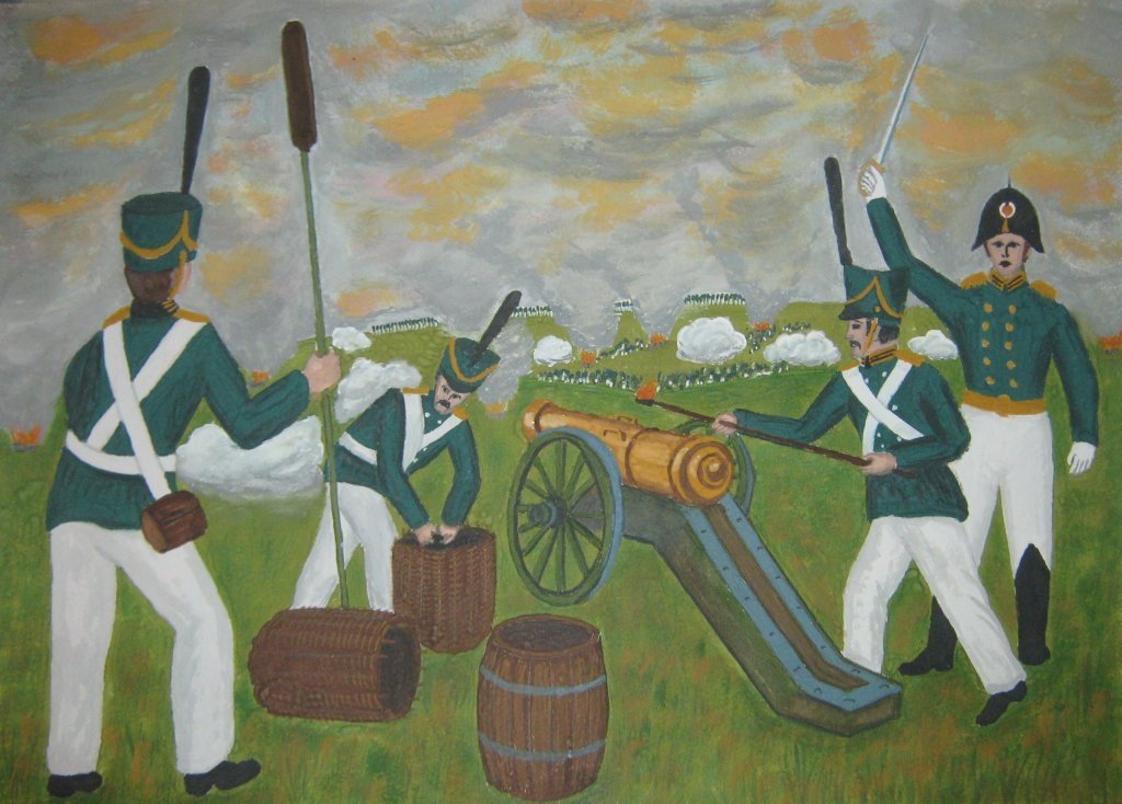 Бородинская битва 1812 детский рисунок