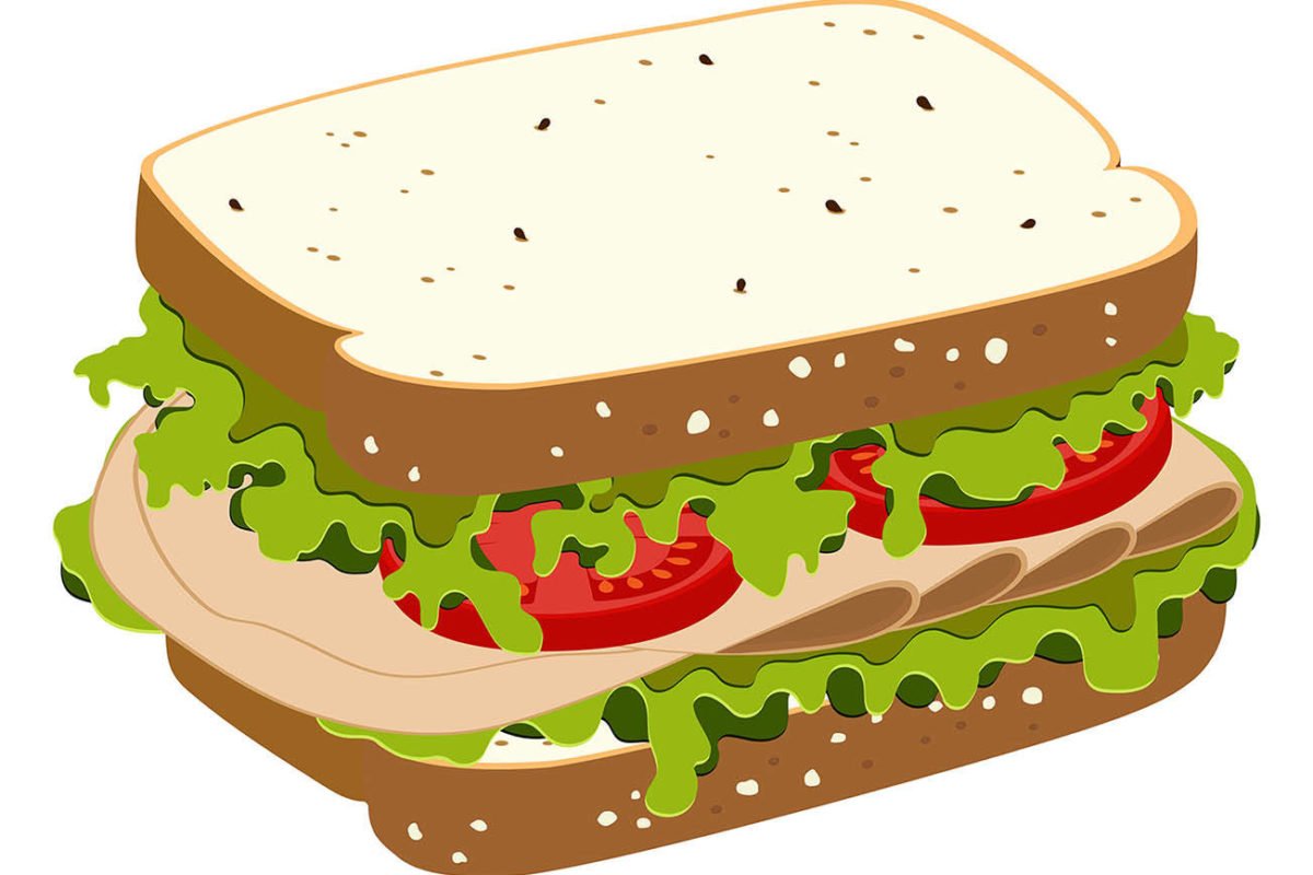 Бутерброд мультяшный