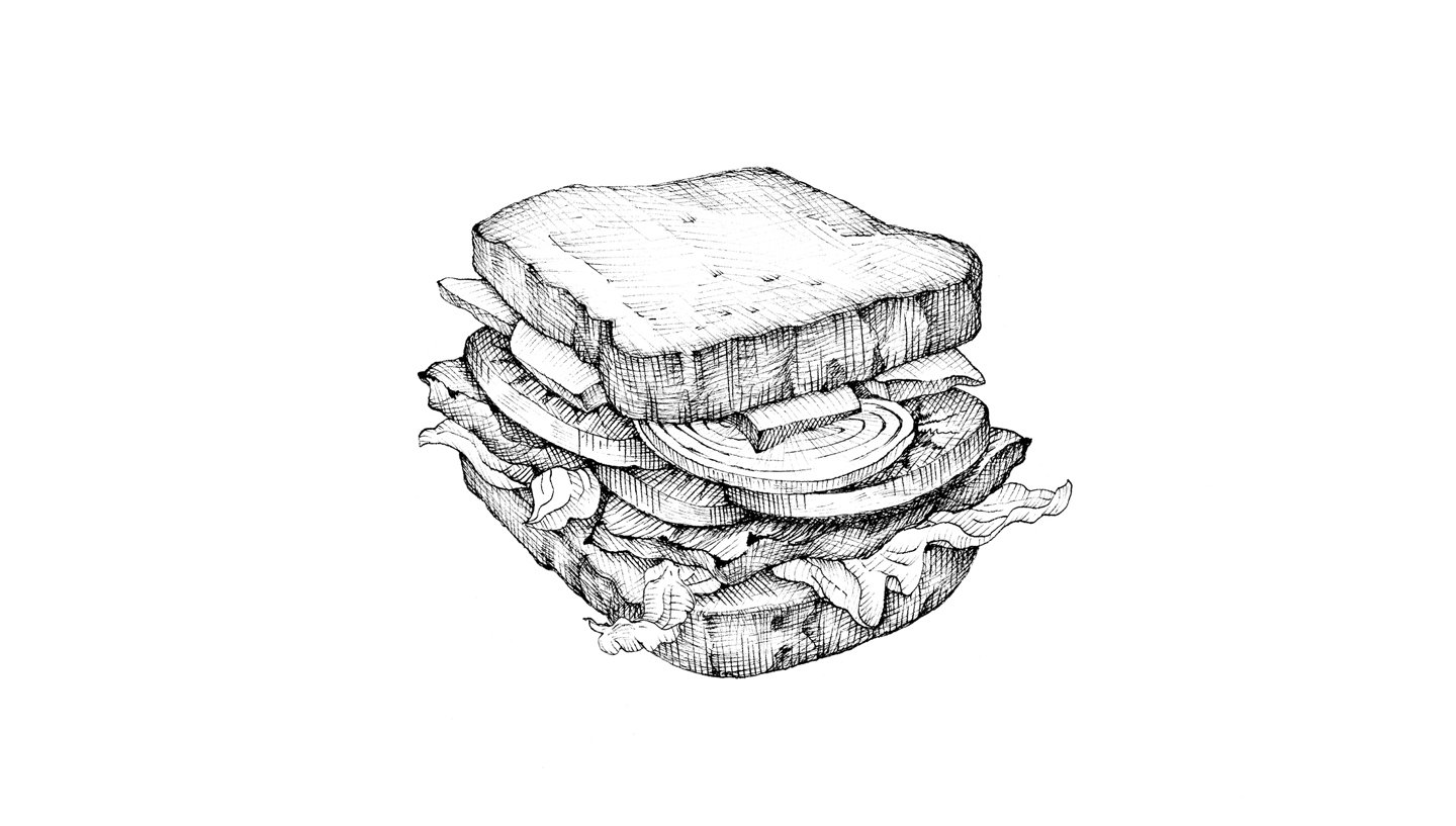 Скетч бутерброд