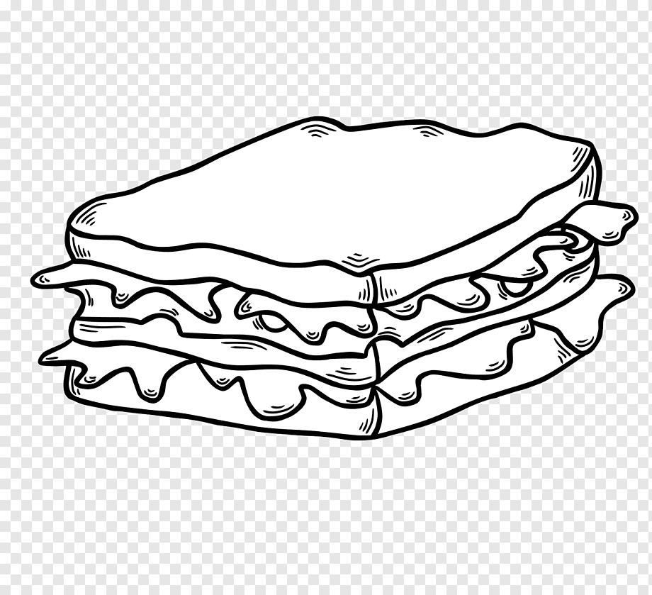 Нарисовать сэндвич