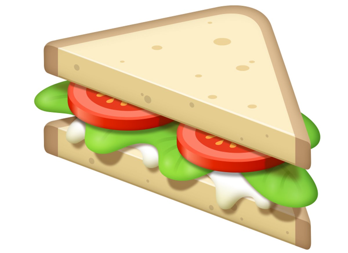 Бутерброд без фона