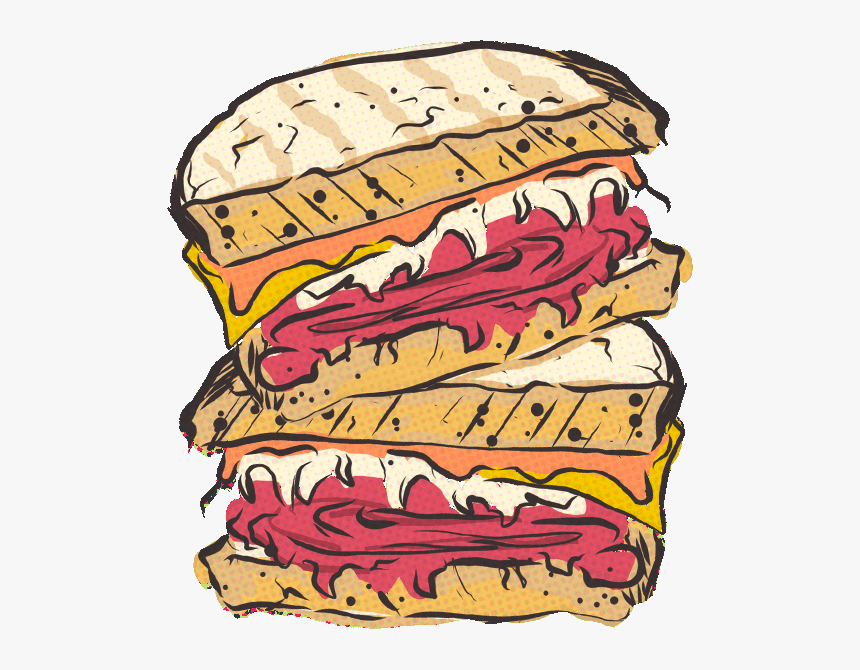 Сэндвич рисовать