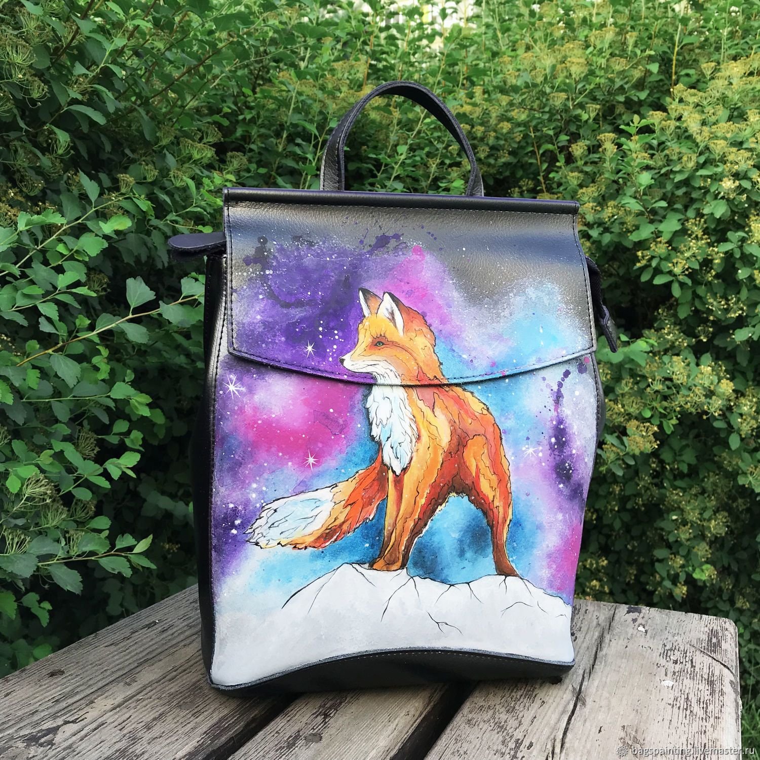 Рюкзак разрисованный красками