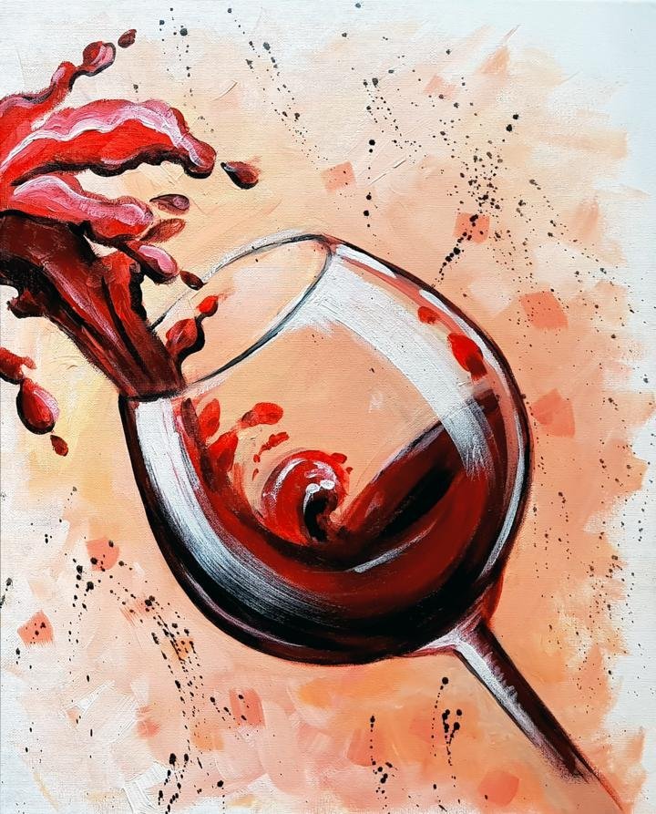 Вино зарисовка